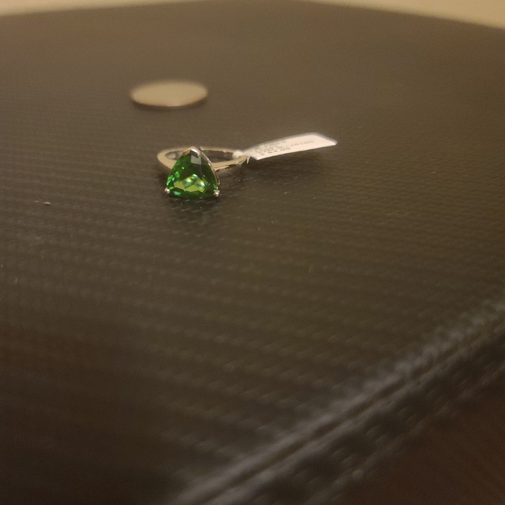 Lab Created Emerald Ring - Picture 2 of 3